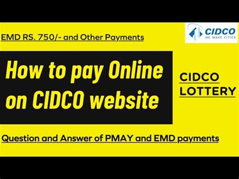 cidcoindia intranet|cidco online payment portal.